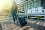 woman with suitcase