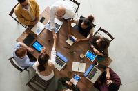 people at the table